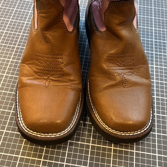 Kids ROPERS pink and brown size US13 - Picture 6 of 6
